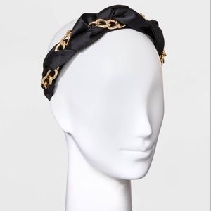 Satin And Chain Headband